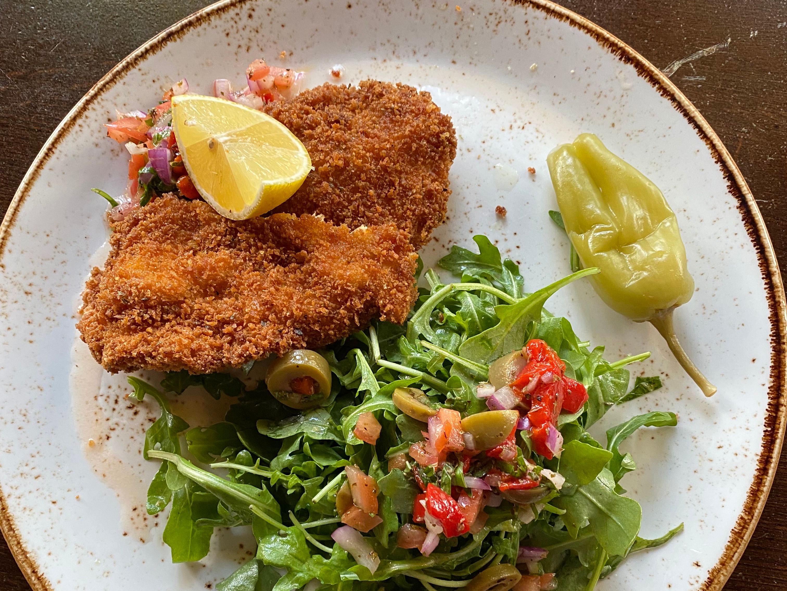 Chicken Milanese.