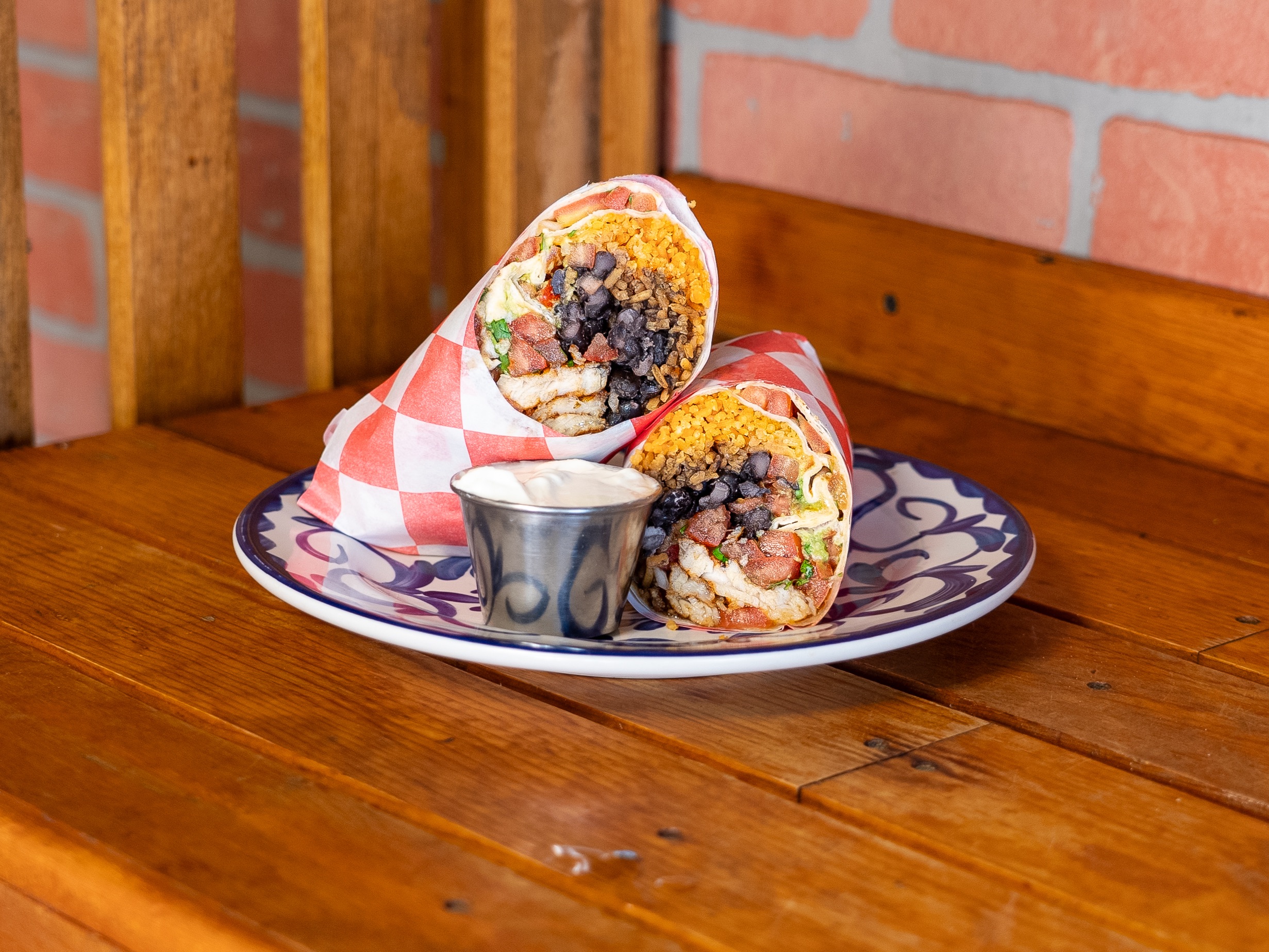 Hibiscus (Jamaica) Burrito.