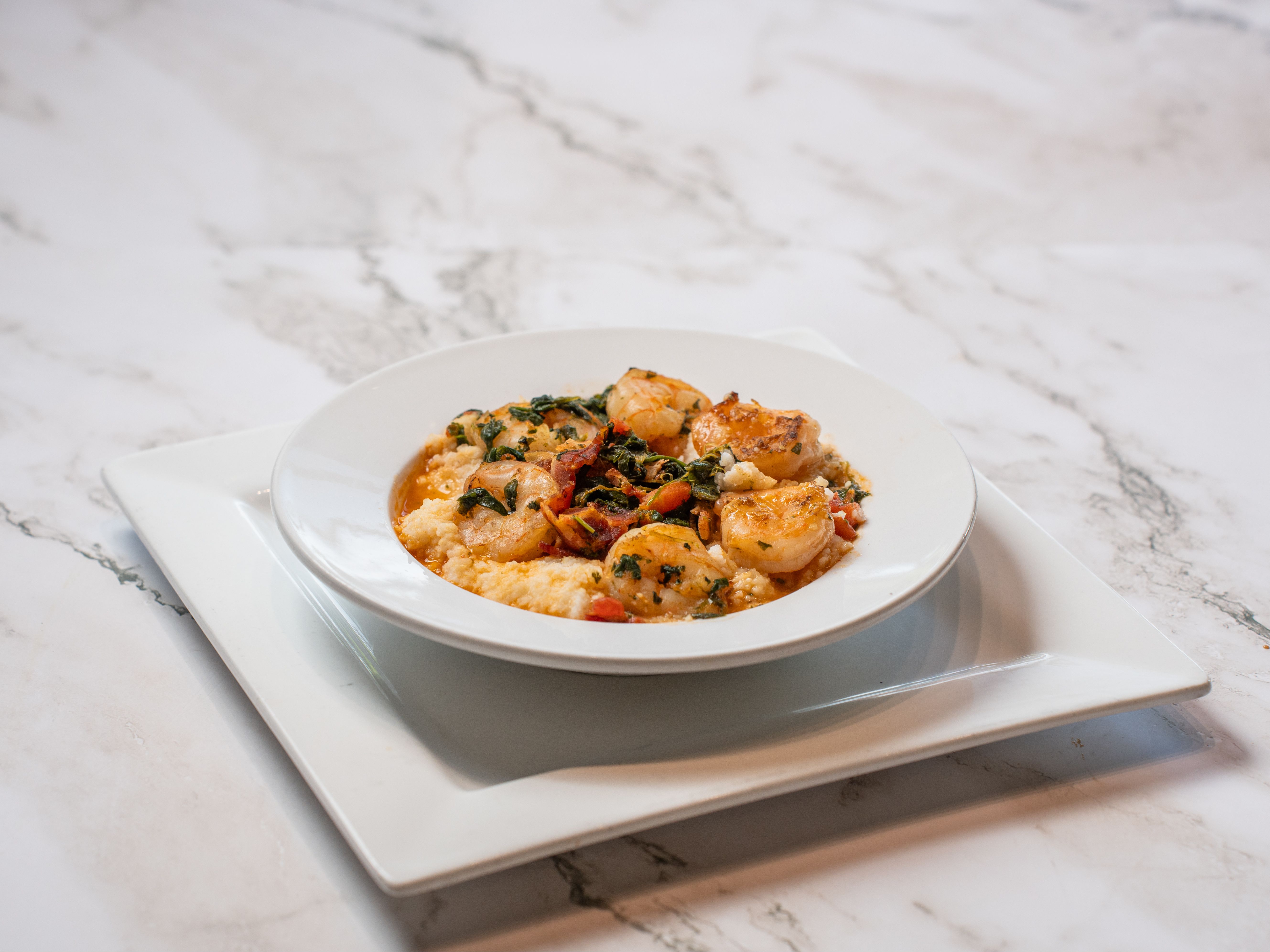 Shrimp and Grits Lunch.