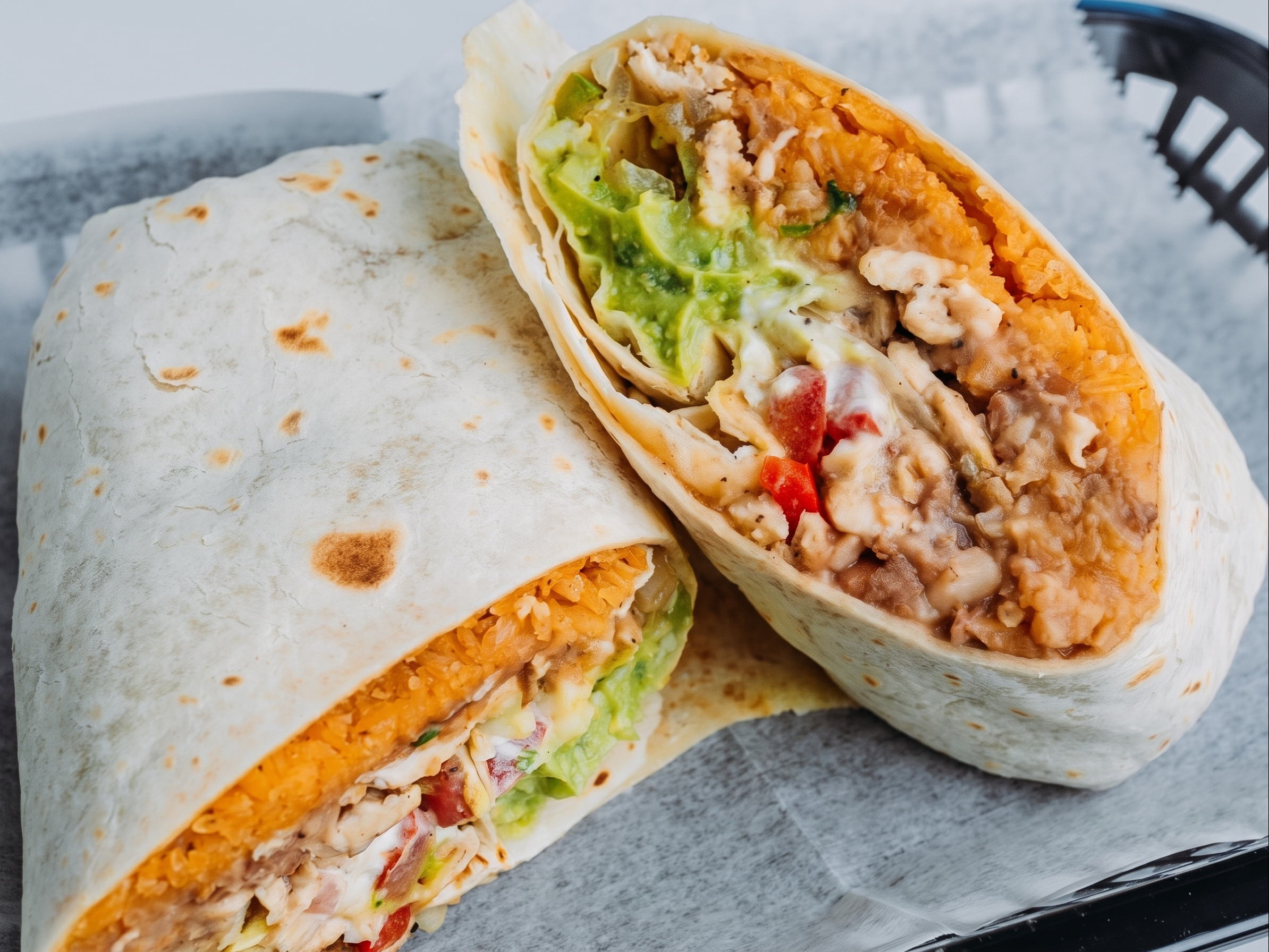 Burrito de Al Pastor.