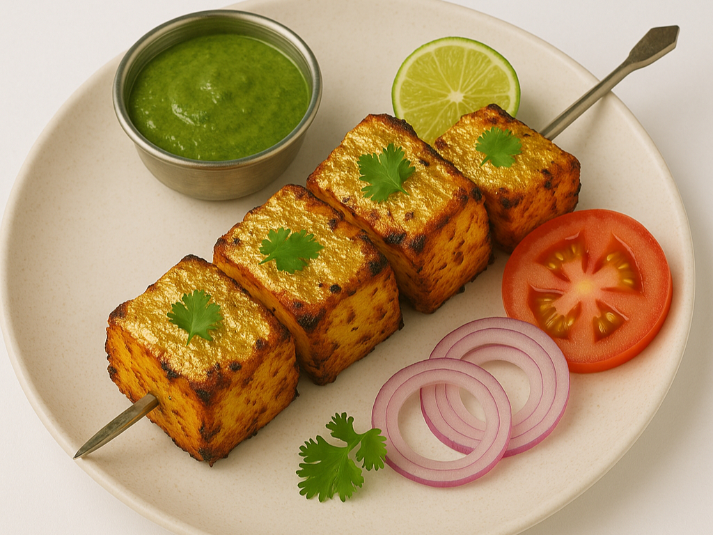 24 K GOLD PANEER TIKKA