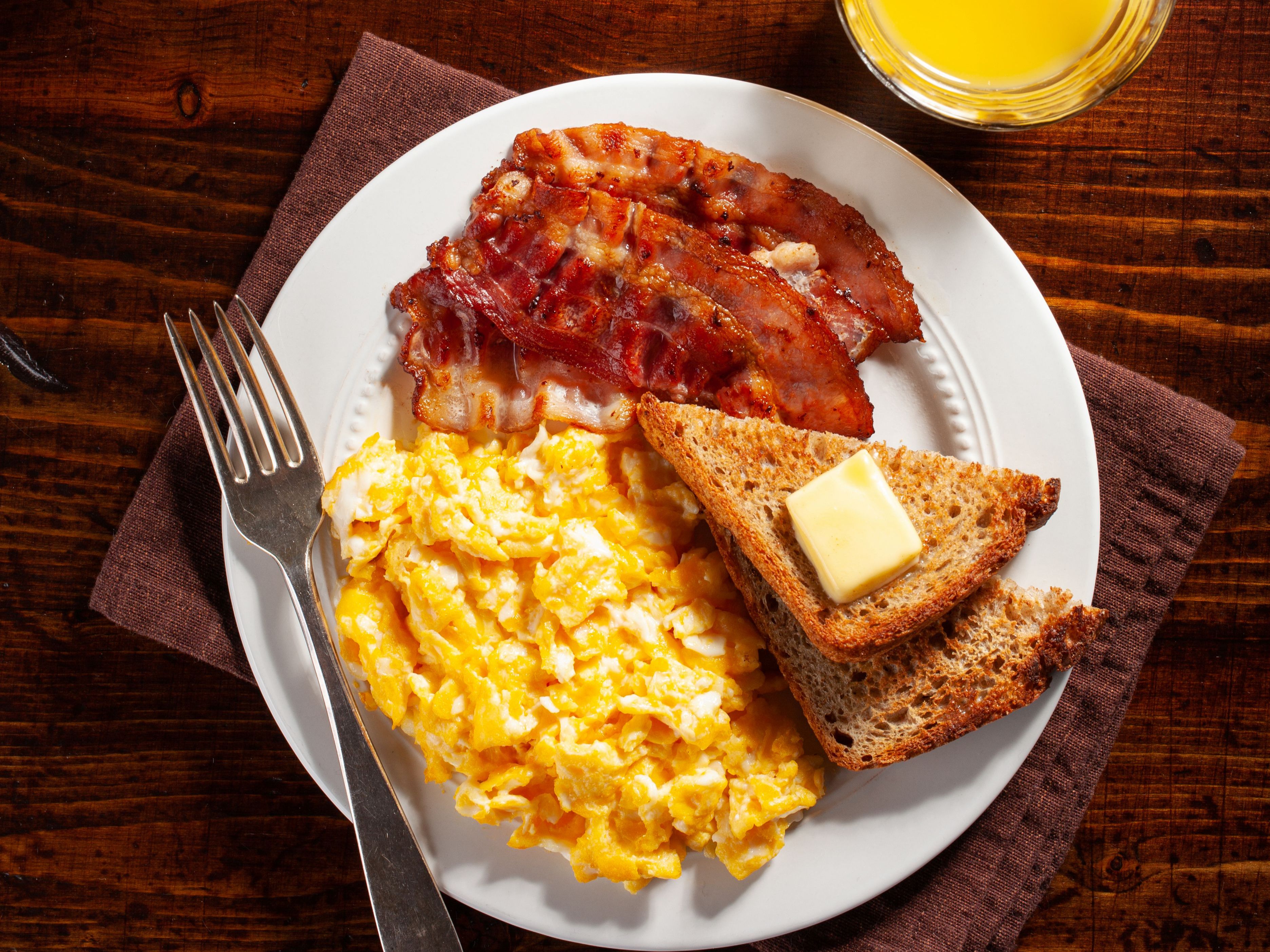 Scrambled Eggs Platter.