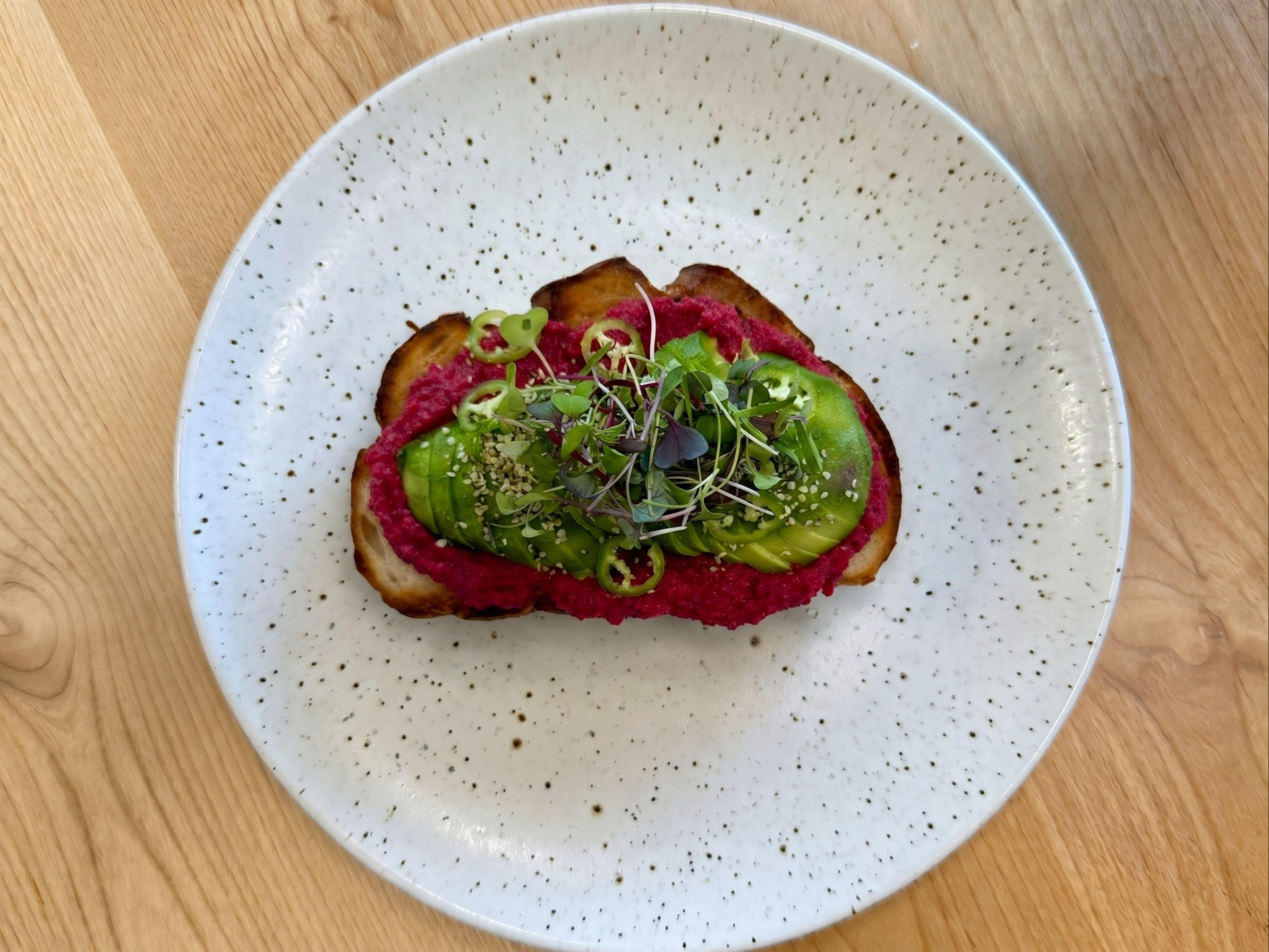 Beet Toast.