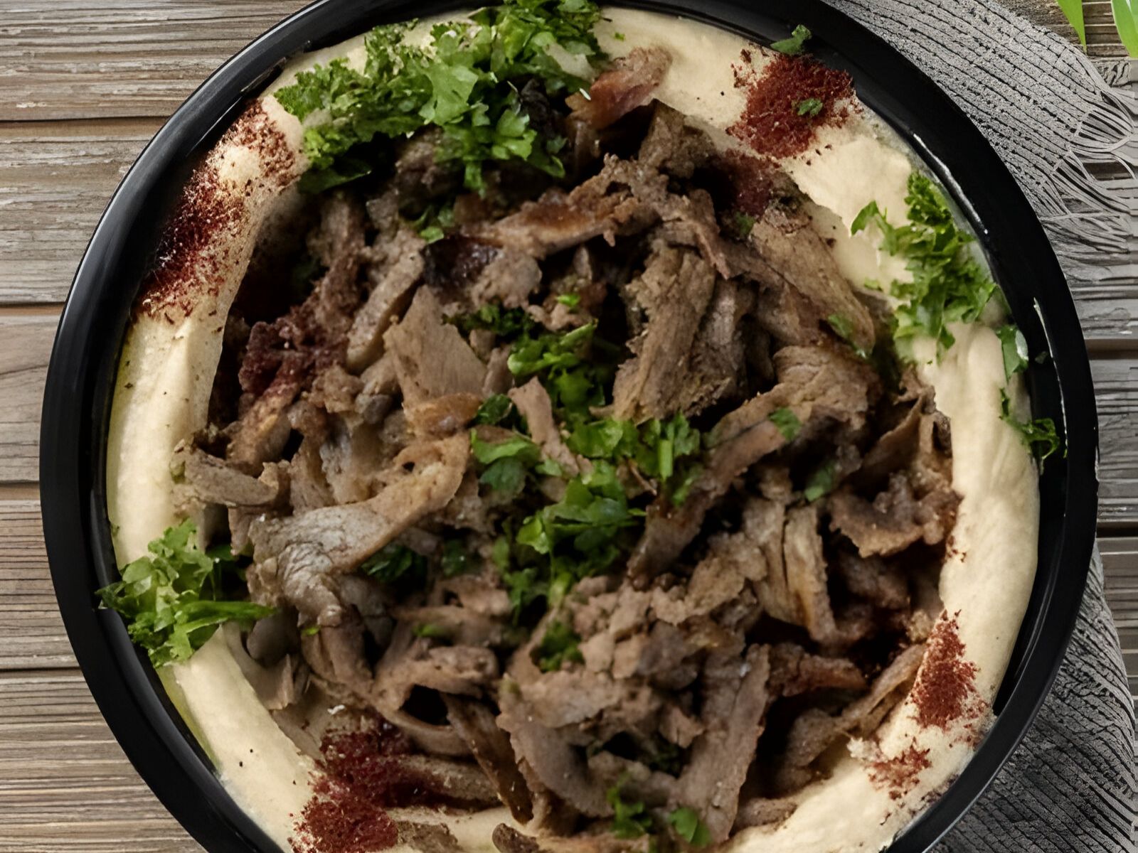 Topped Hummus.