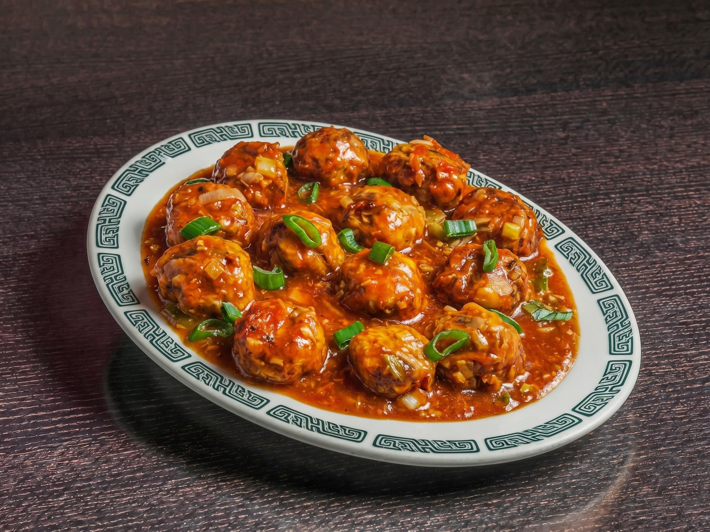 Veg Manchurian.