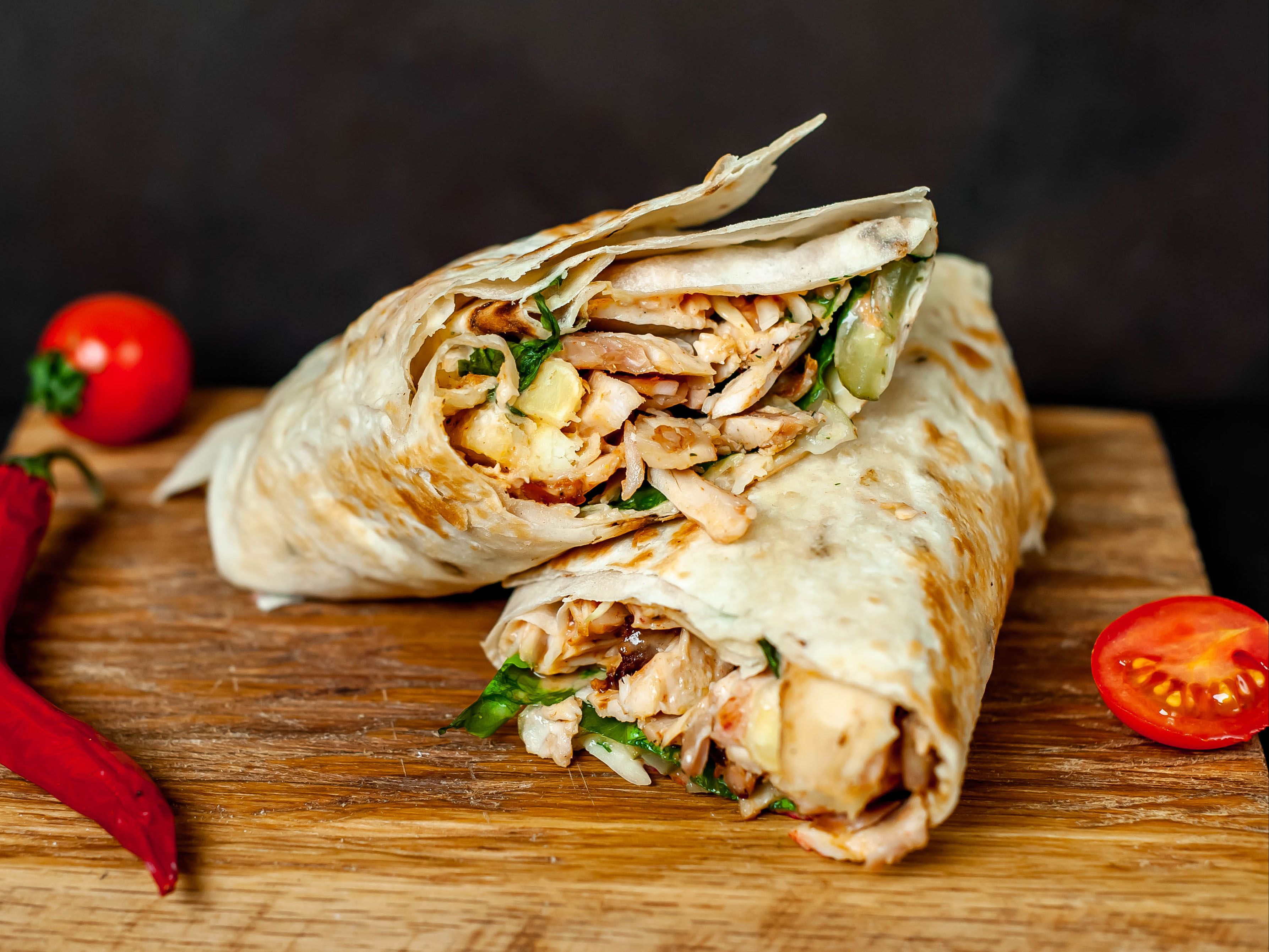 Buffalo Chicken Wrap.