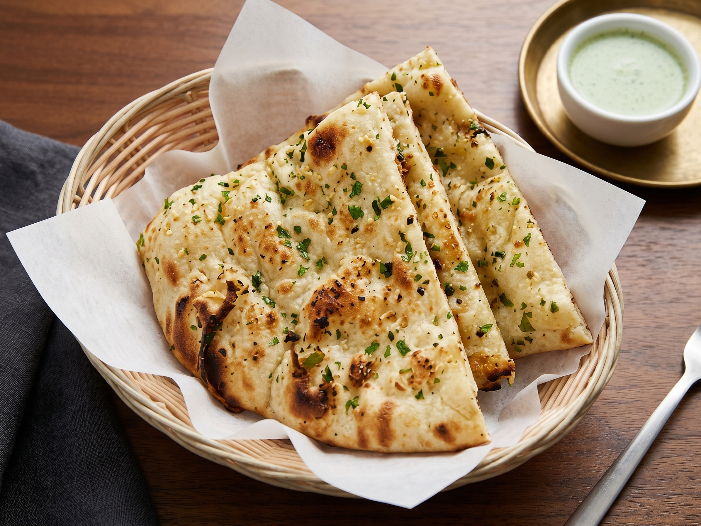 Garlic Naan.