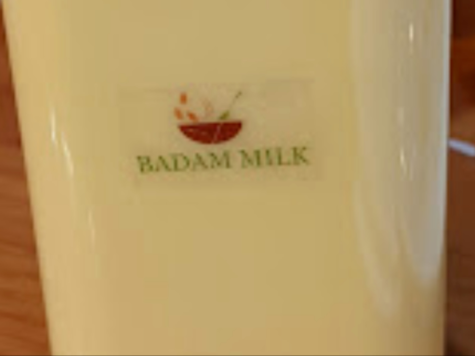 Badam (Almond) Milk.
