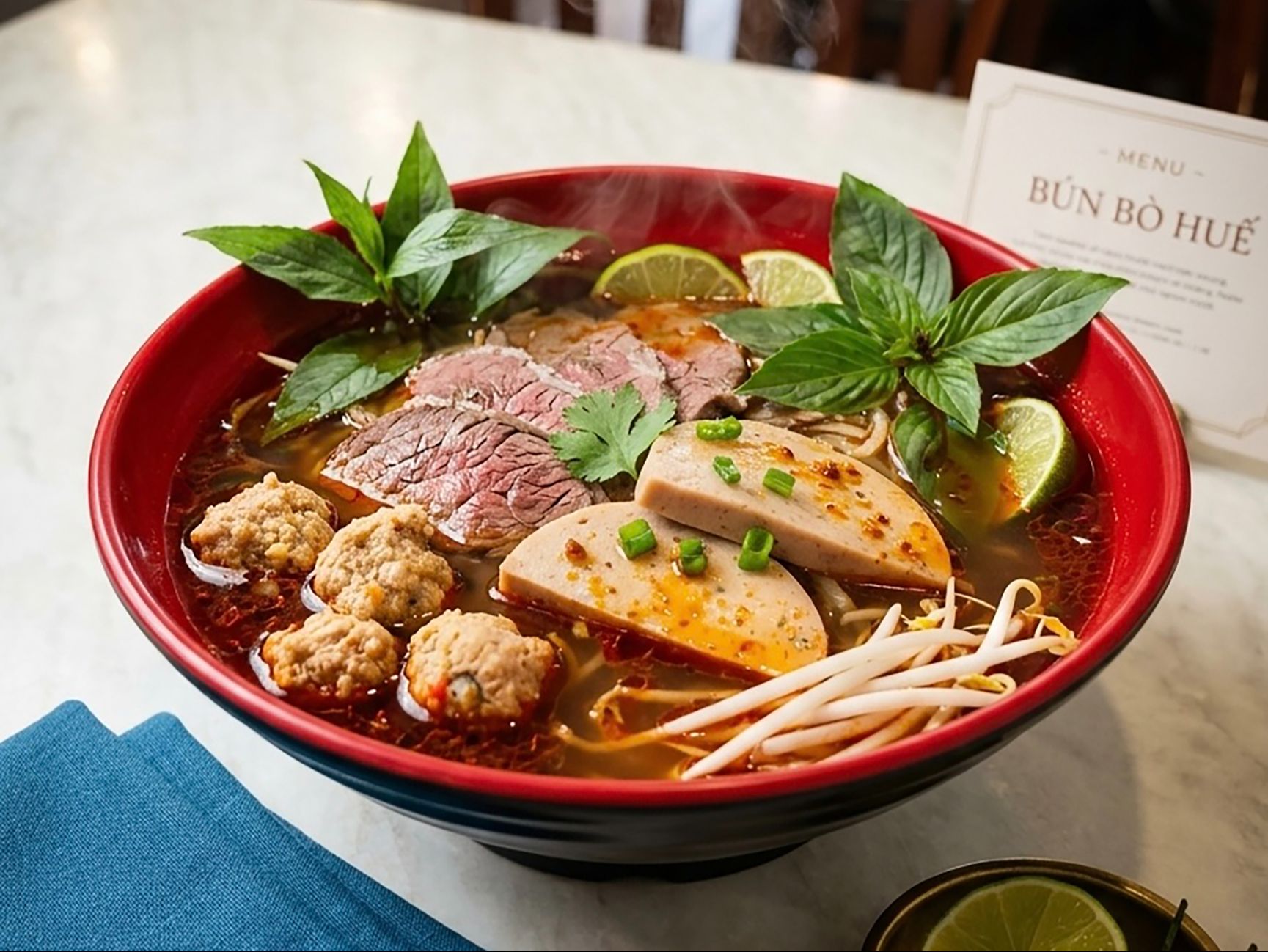 P18. GARDEN SOUP - BUN BO HUE.