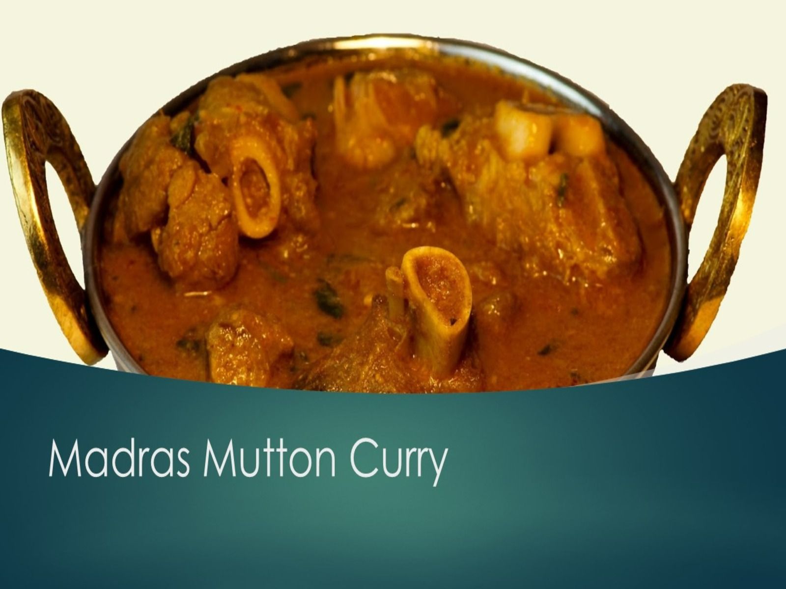 Madras mutton curry