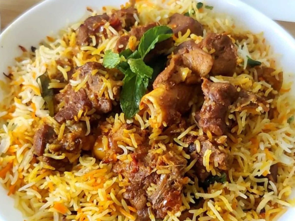 Goat Biryani.