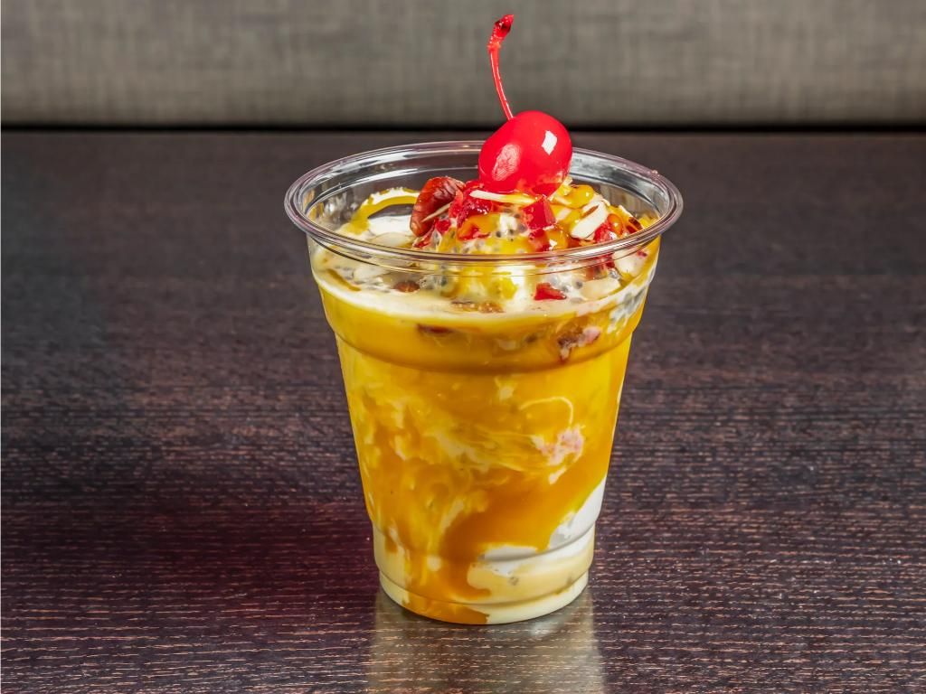 Mango Falooda Drink.