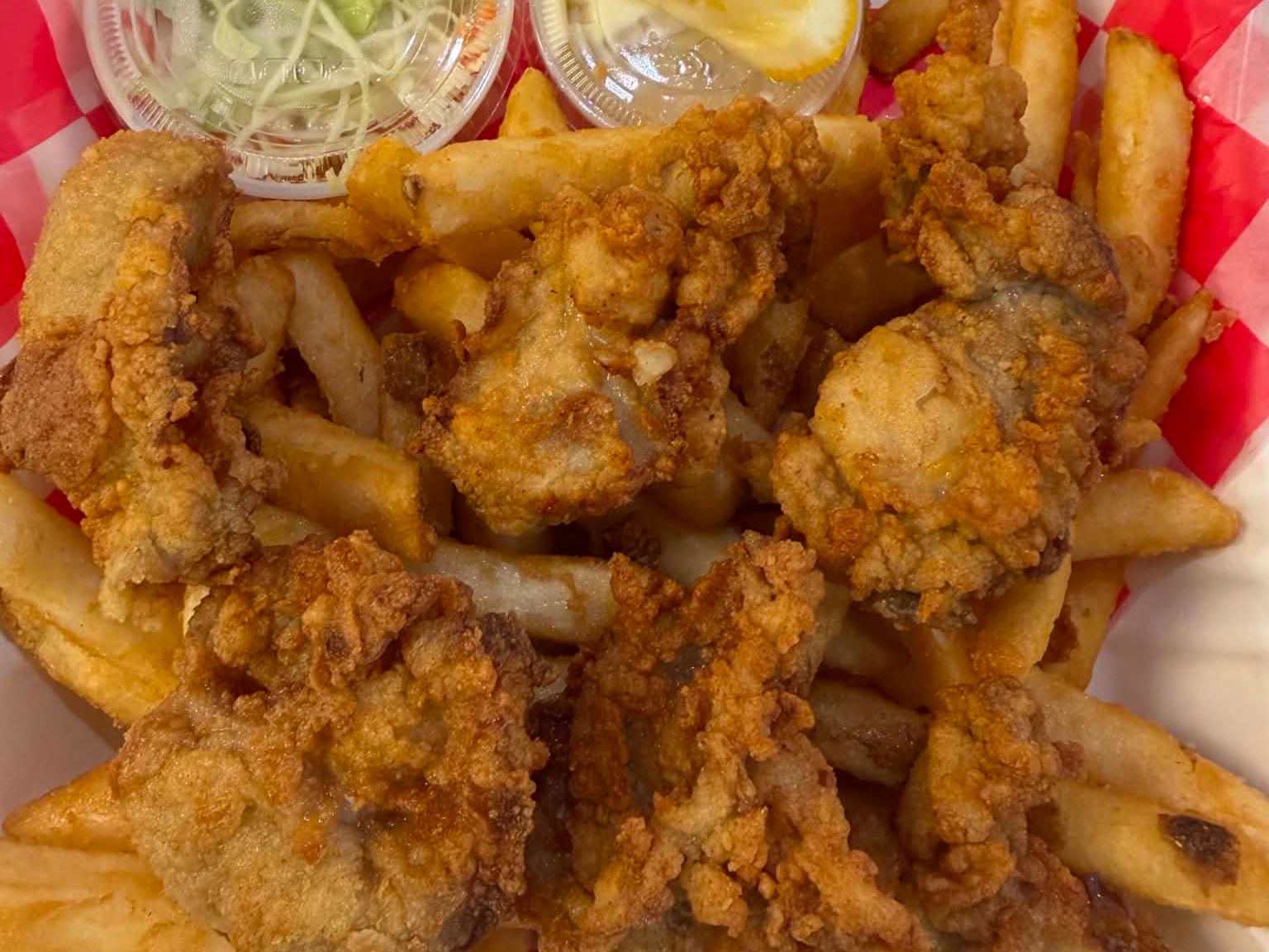 Fried Oyster Platter.