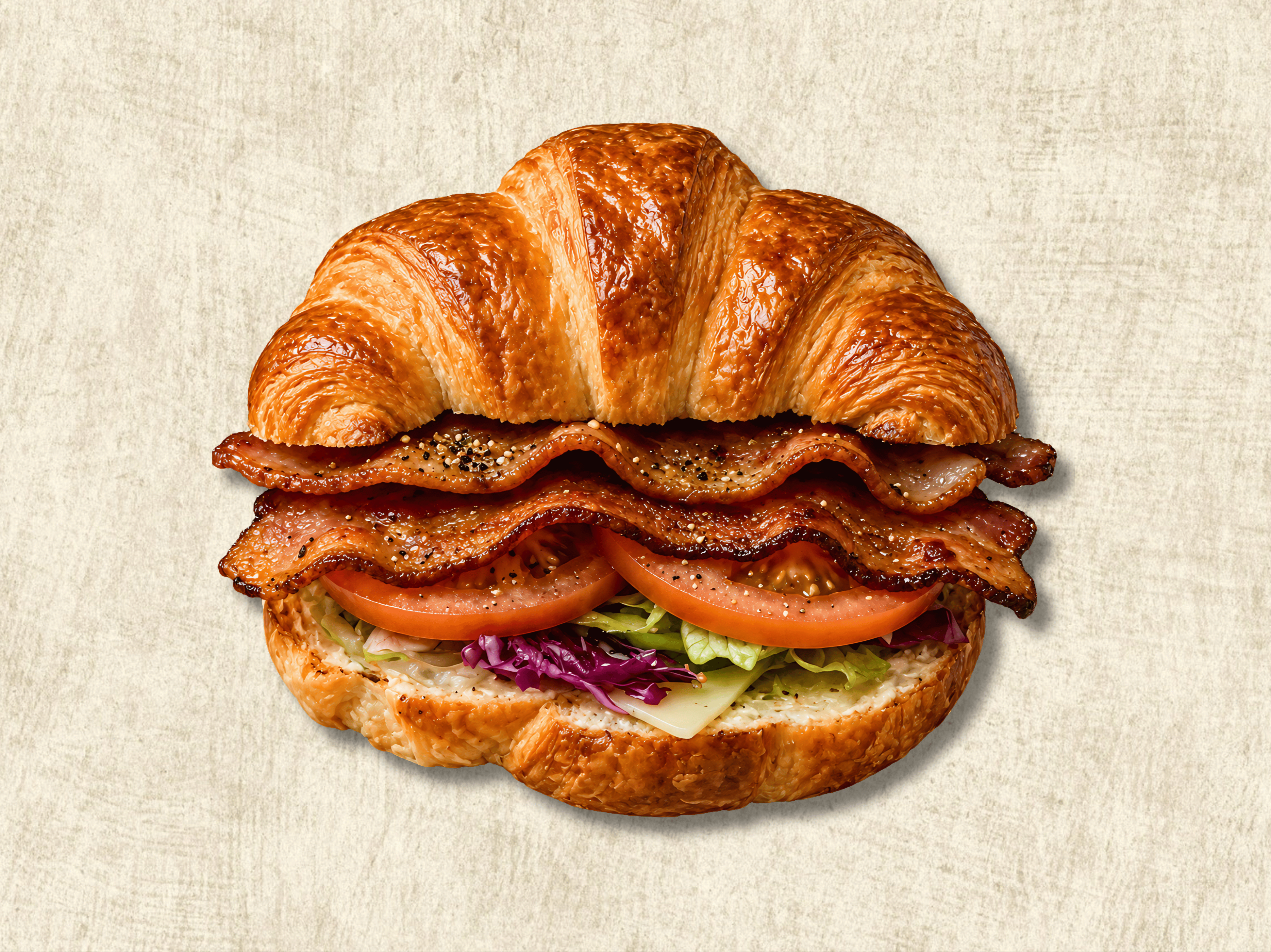 Bacon Croissant Sandwich