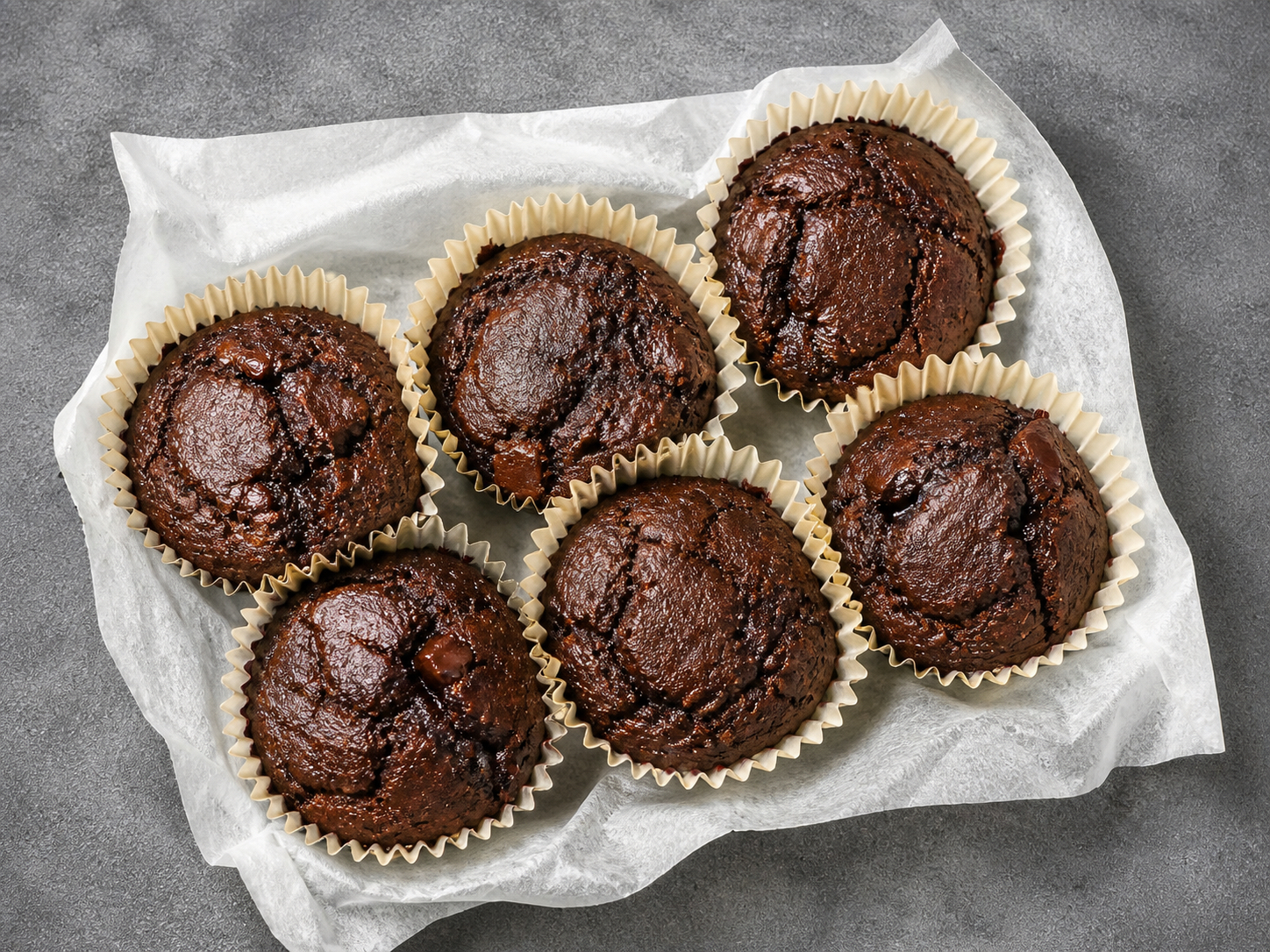 Brownie Lava Muffins - 6.