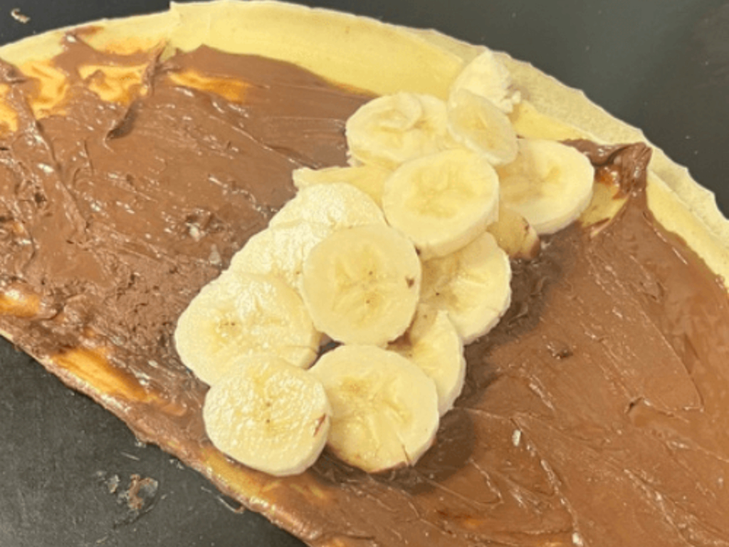Nutella Banana Crepe.