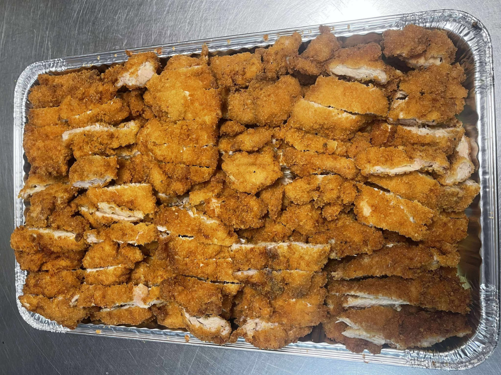 Chicken Katsu Tray FULL Tray.