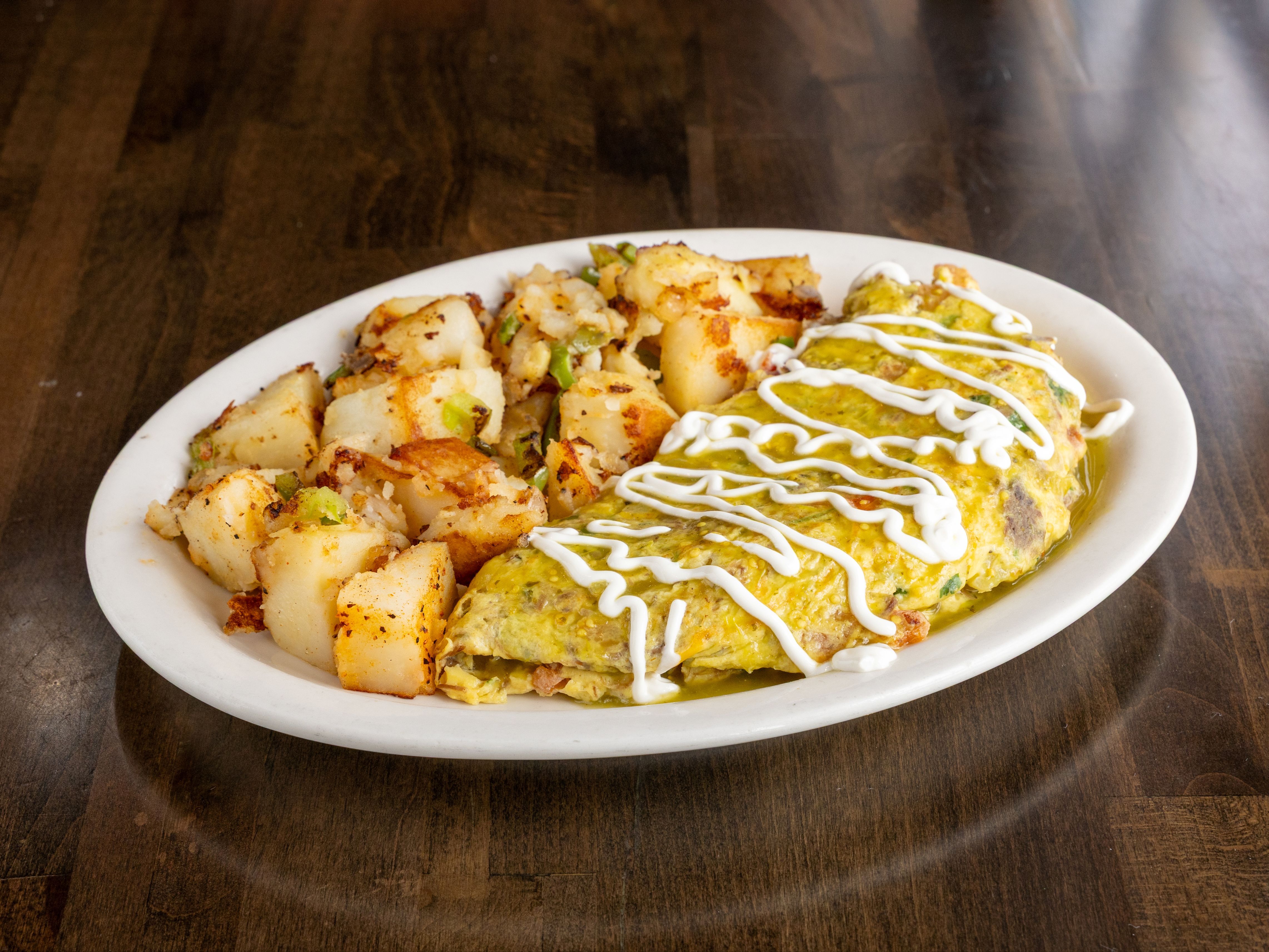 Machaca Omelette.