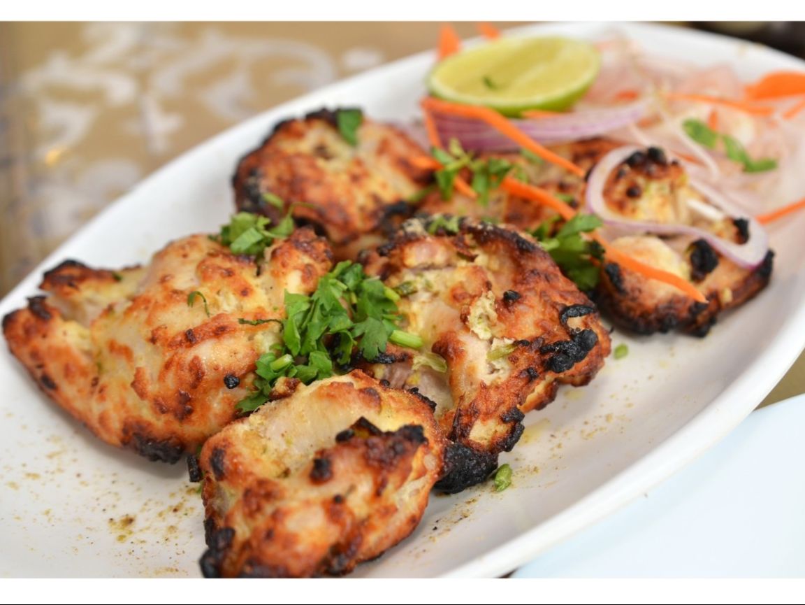 Chicken Malai Kebab.