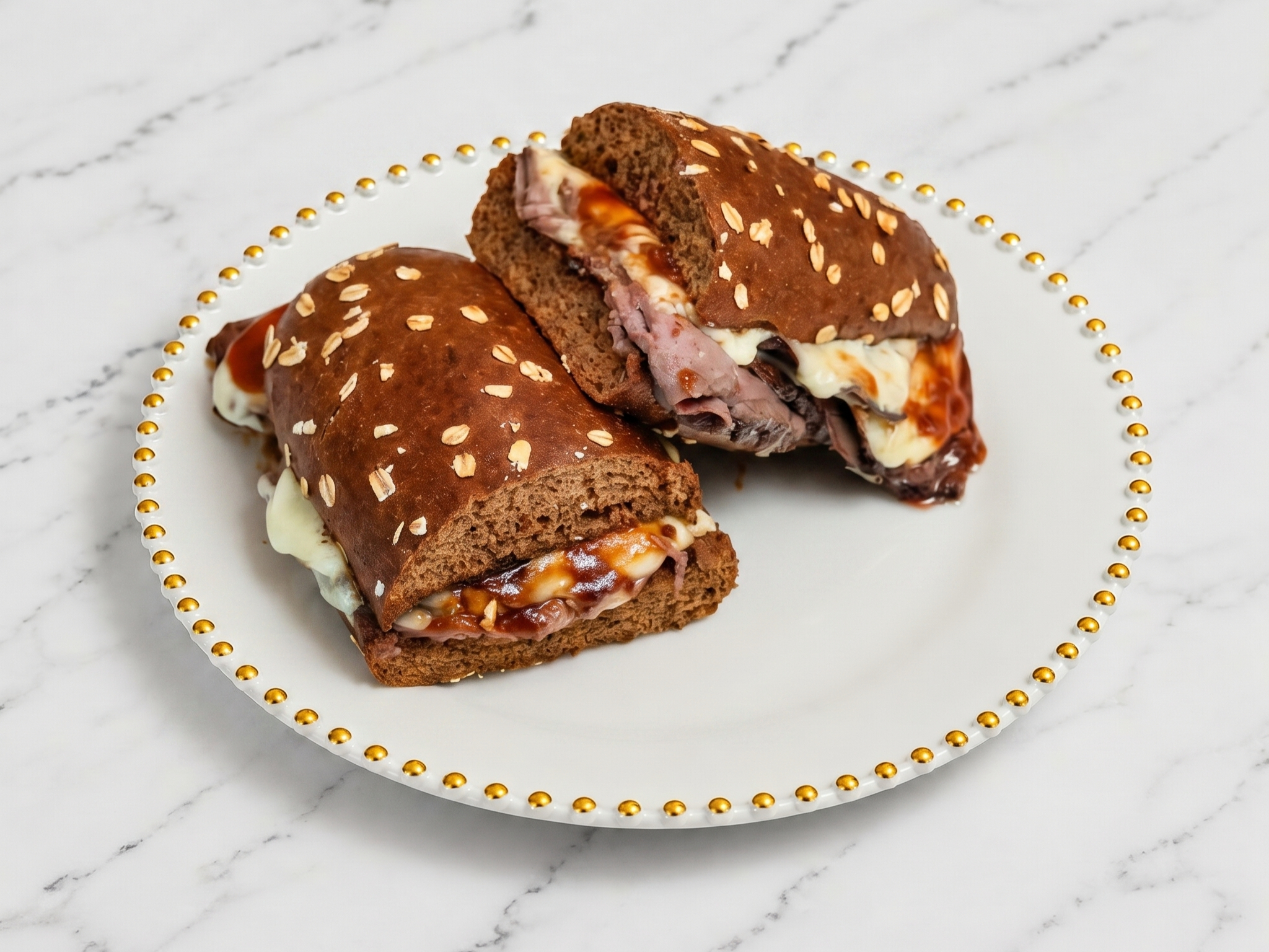 Hot Mess Sandwich.