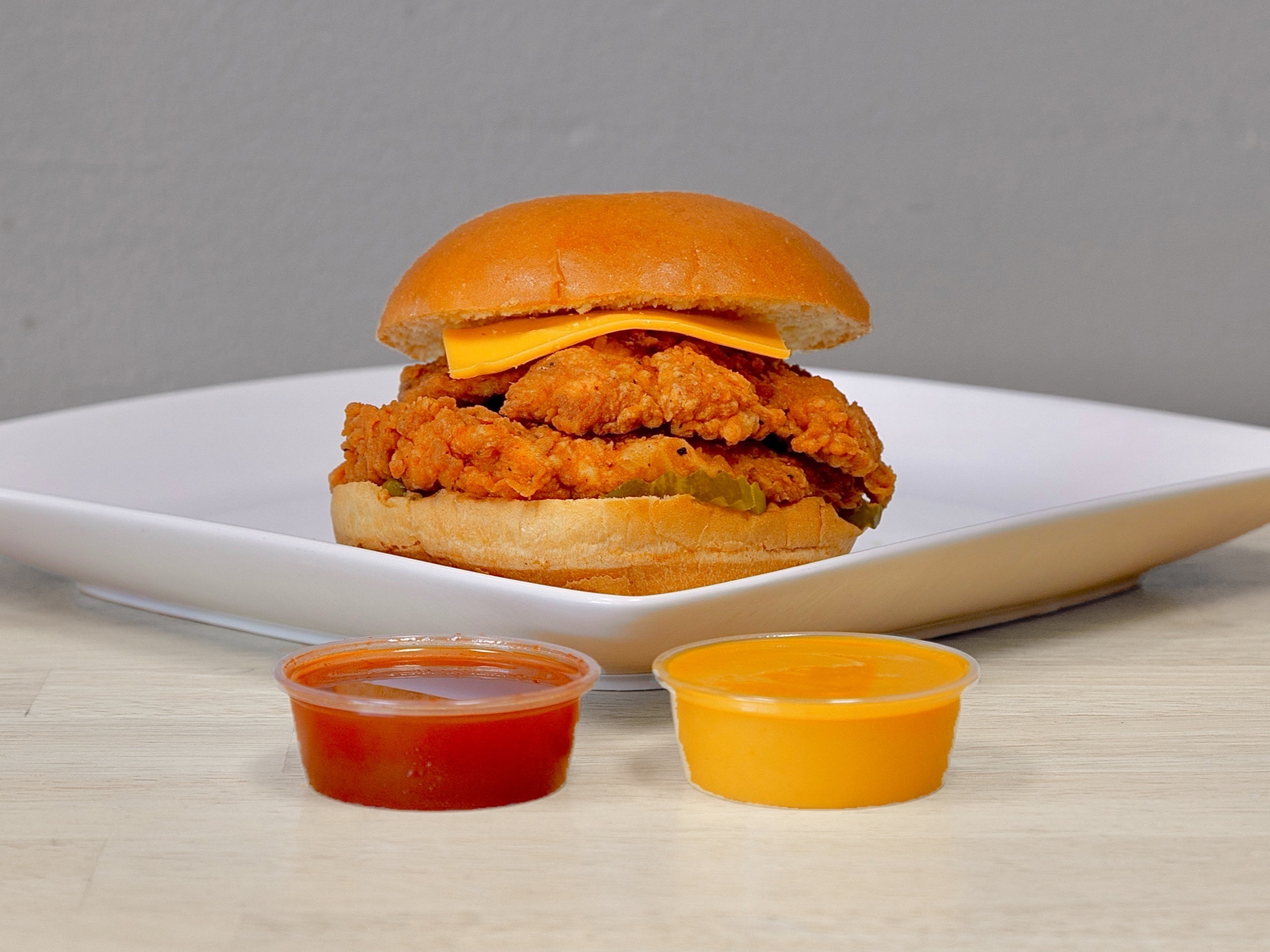Spicy Chicken Sandwich Only.
