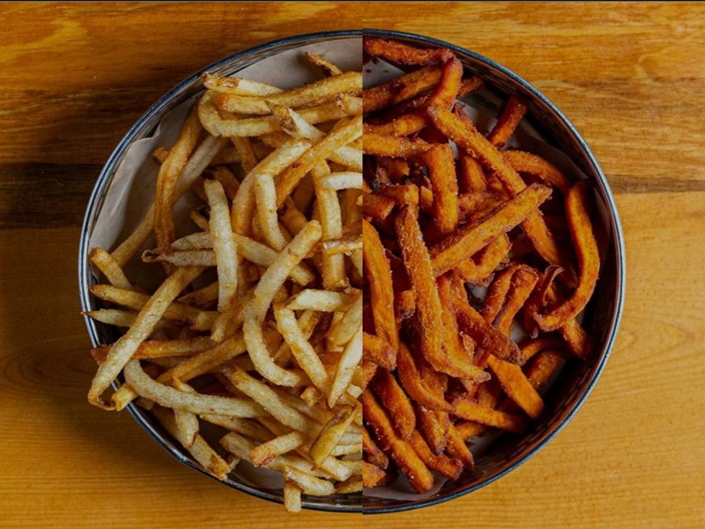 Half and Half Fries (Online).