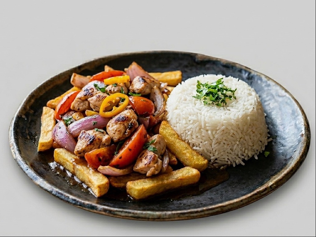 Saltado De Pollo.