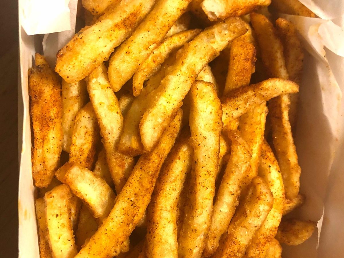 Box of Masala Fries.