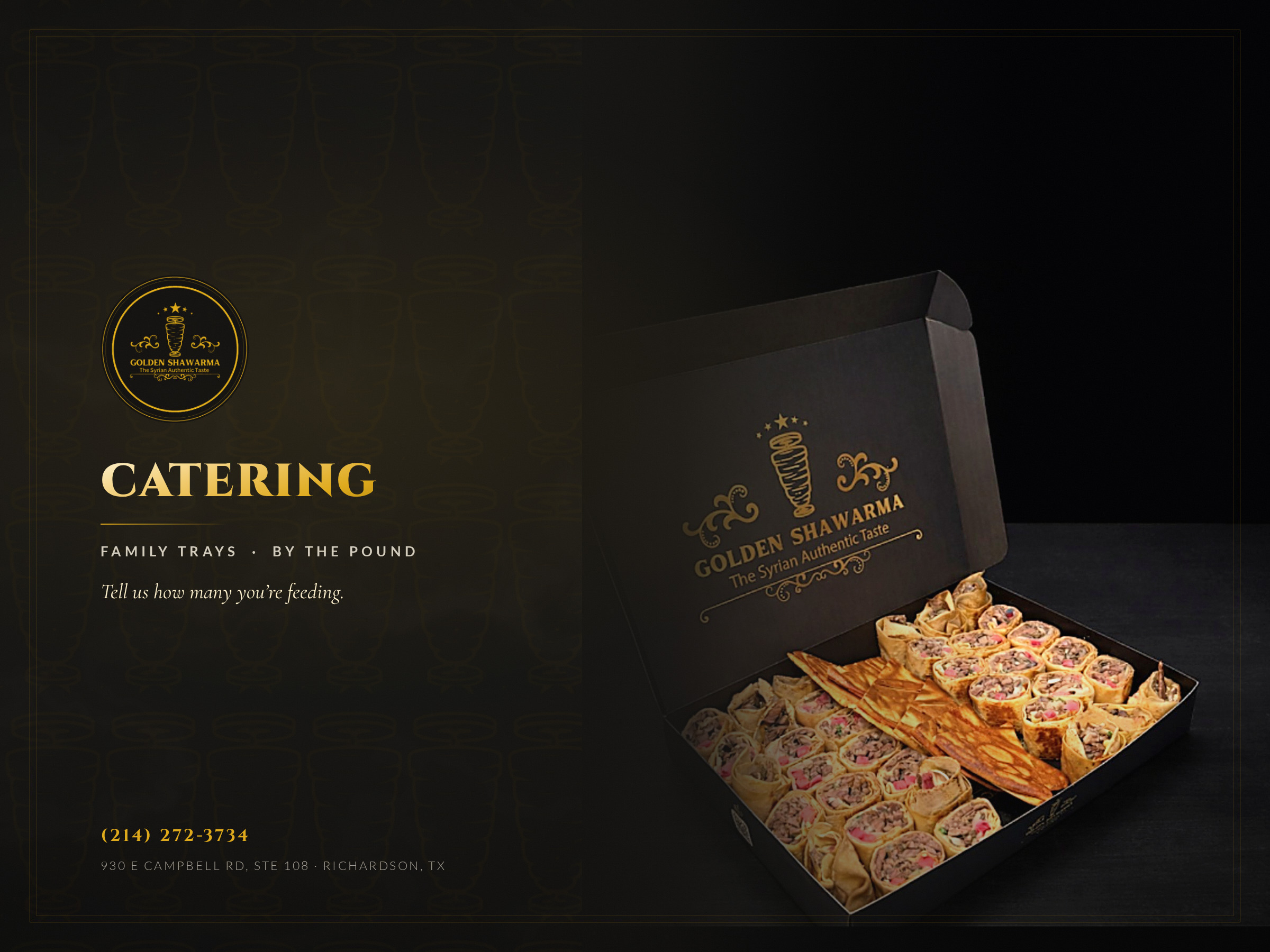 GOLDEN SHAWARMA - Syrian Shawarma, Bowls and Catering in Richardson, Texas