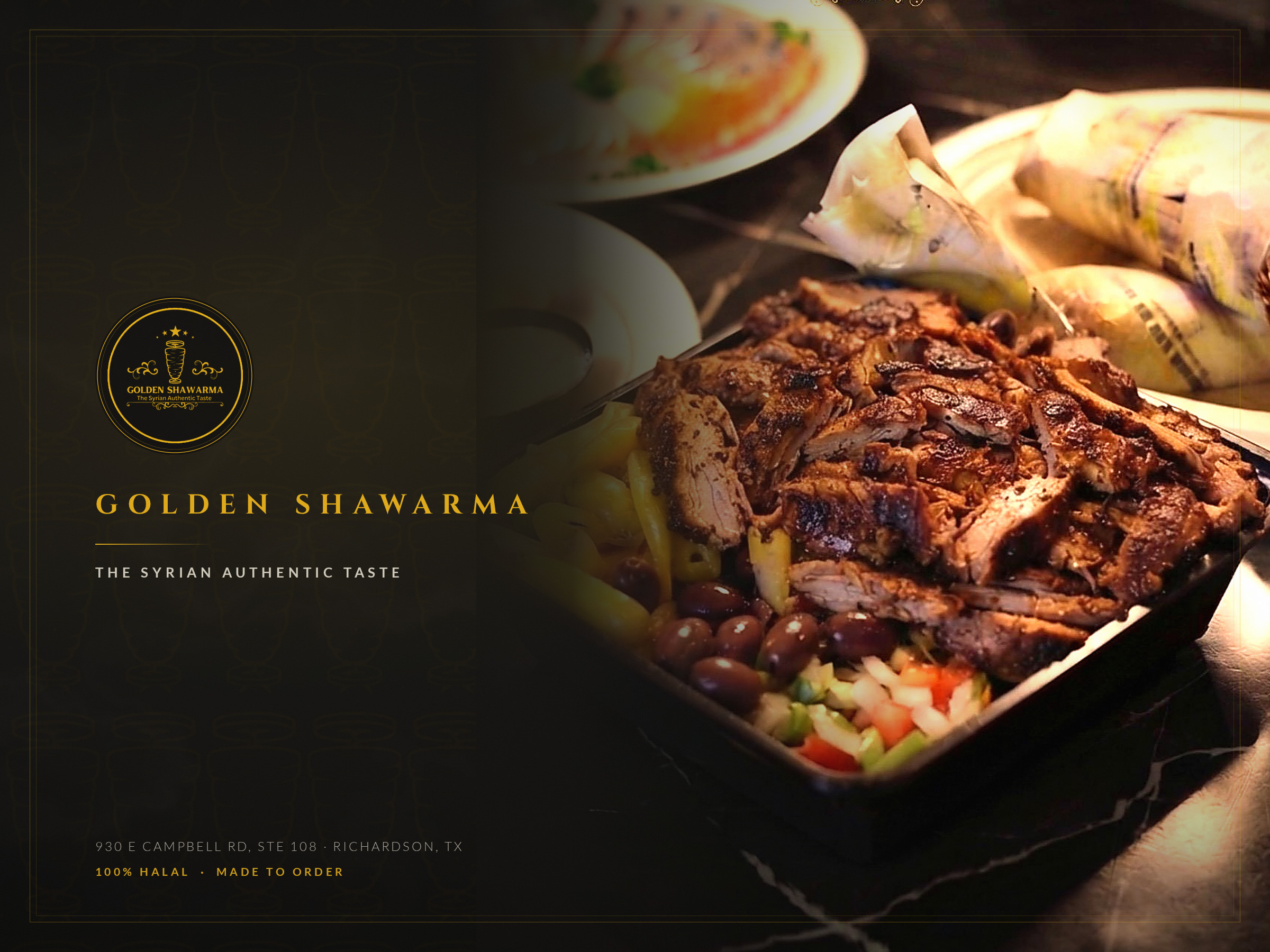 Shawarma, bowls and catering. Made to order.
