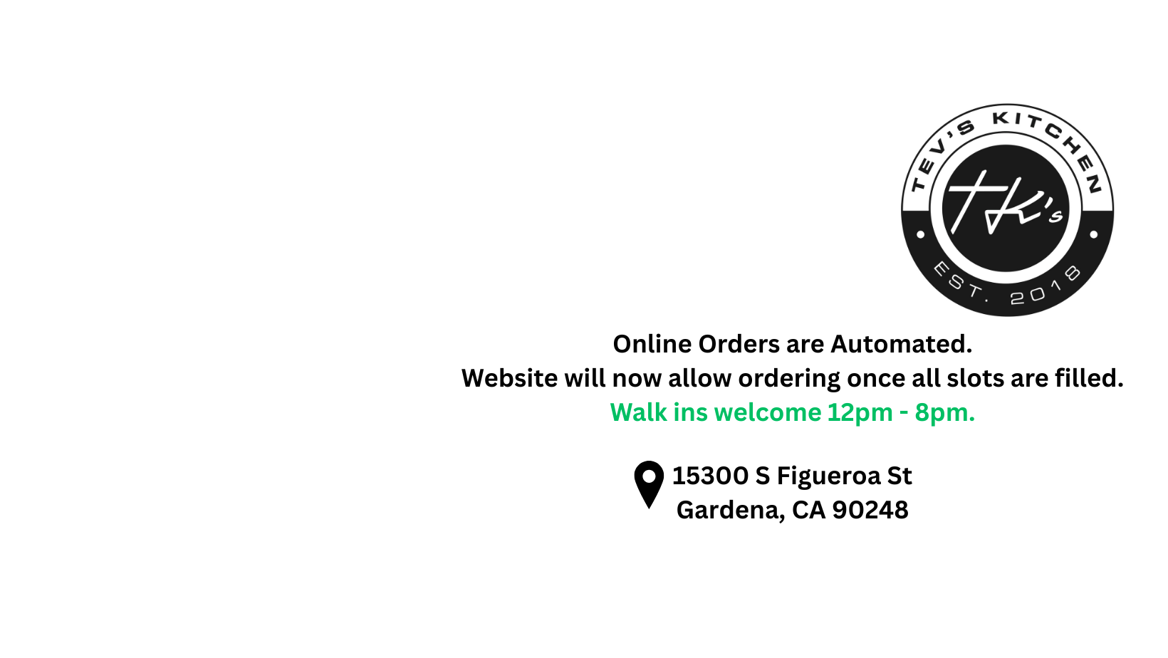 In person verification w/ ID & credit card is required to pick up your order. No Exceptions. Wait may exceed quoted time.
