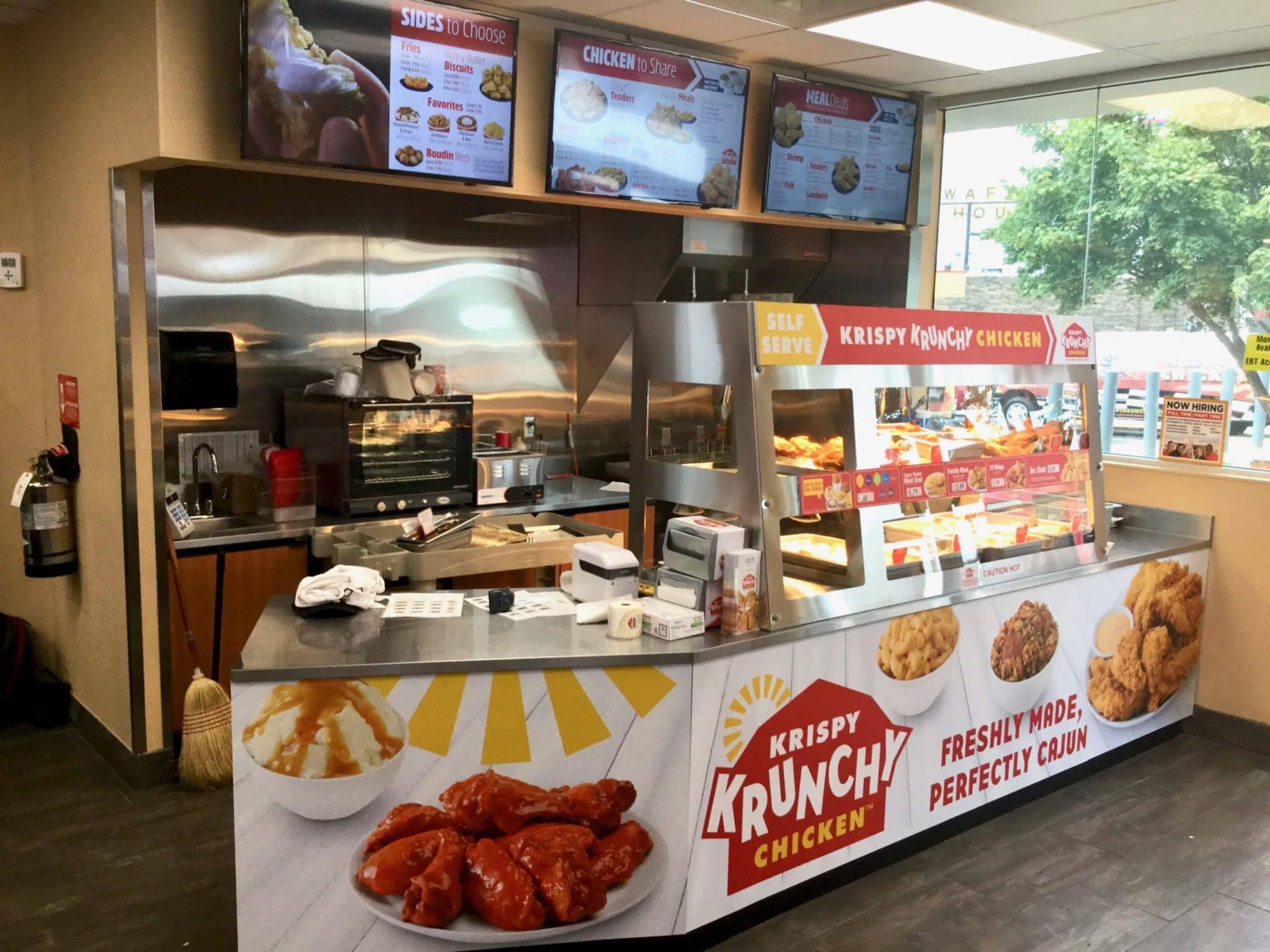 Krispy Krunchy Chicken, one of the nation’s fastest-growing fried chicken brands for freshly made fried chicken, jumbo tenders, wings, honey biscuits, and signature sides at more than 3,600 locations