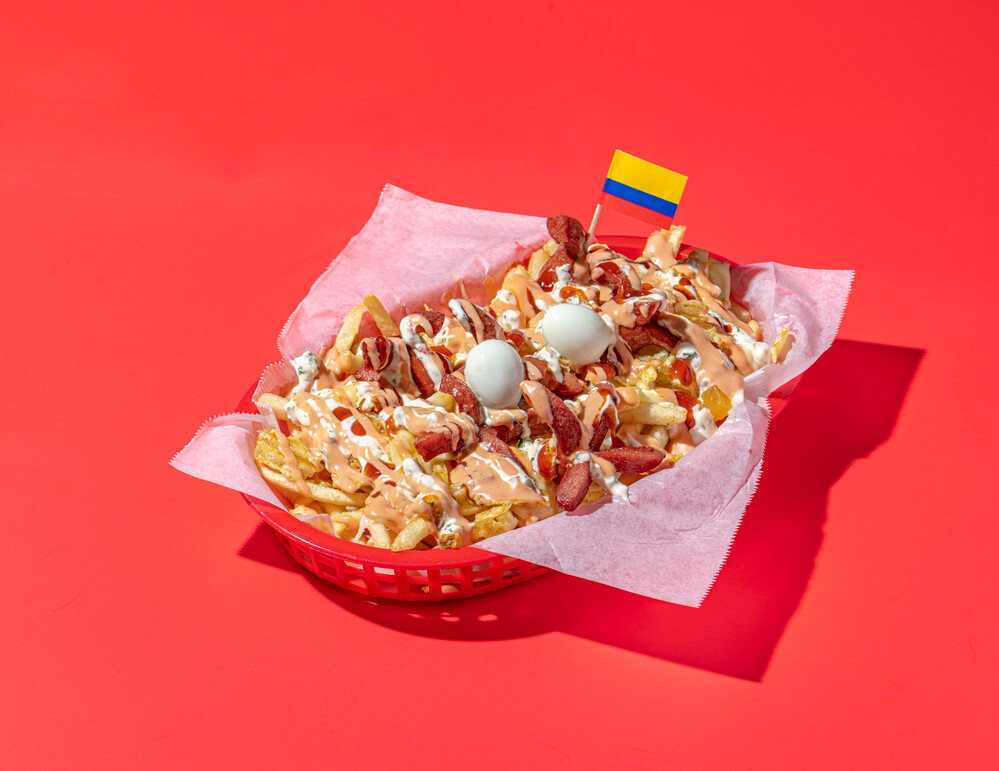 Authentic Colombian Street Food in Connecticut. Freshly prepared favorites including burgers, hot dogs, salchipapas, empanadas, arepas, and more.