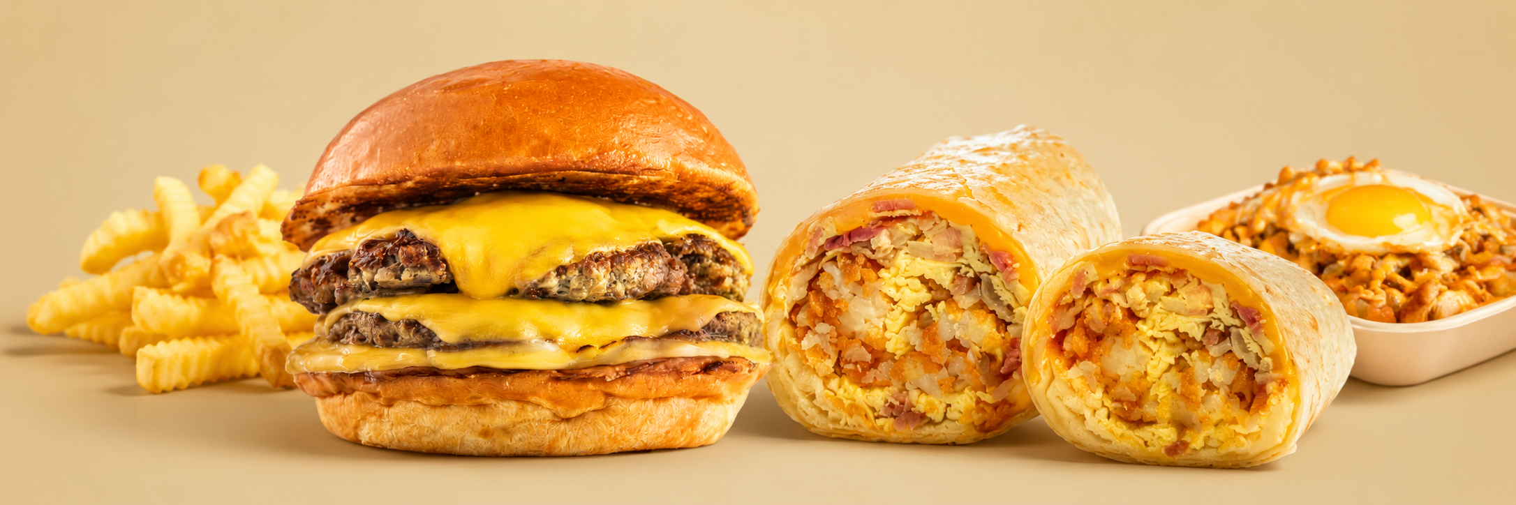 Breakfast Burritos, Smash Burgers & More—Made Fresh to Order