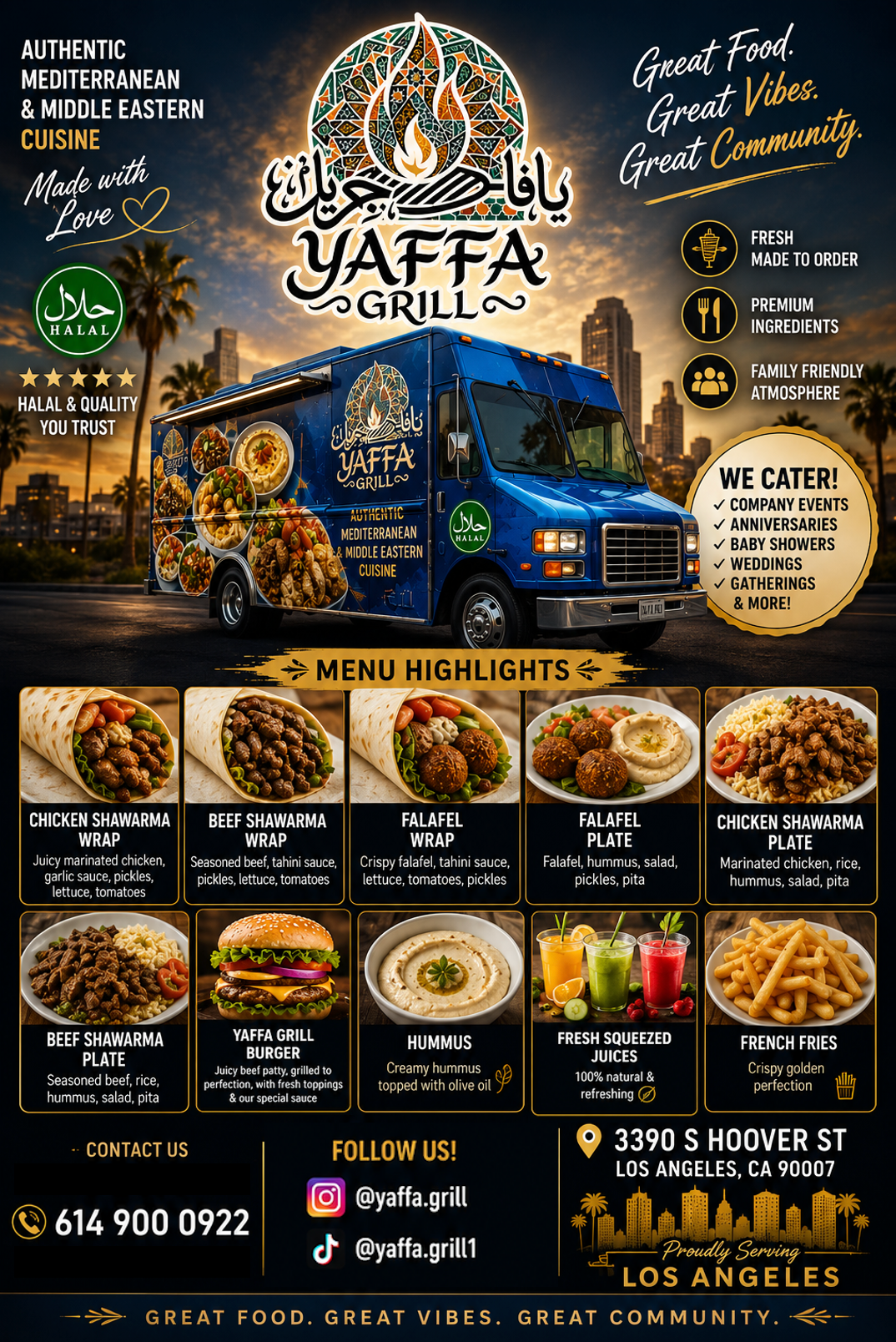 YAFFA GRILL LLC - About Us