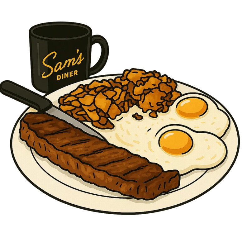 Sam's Diner offers a diverse menu that caters to various tastes. Diners can expect classic American diner fare, including breakfast staples, sandwiches, and comfort food favorites