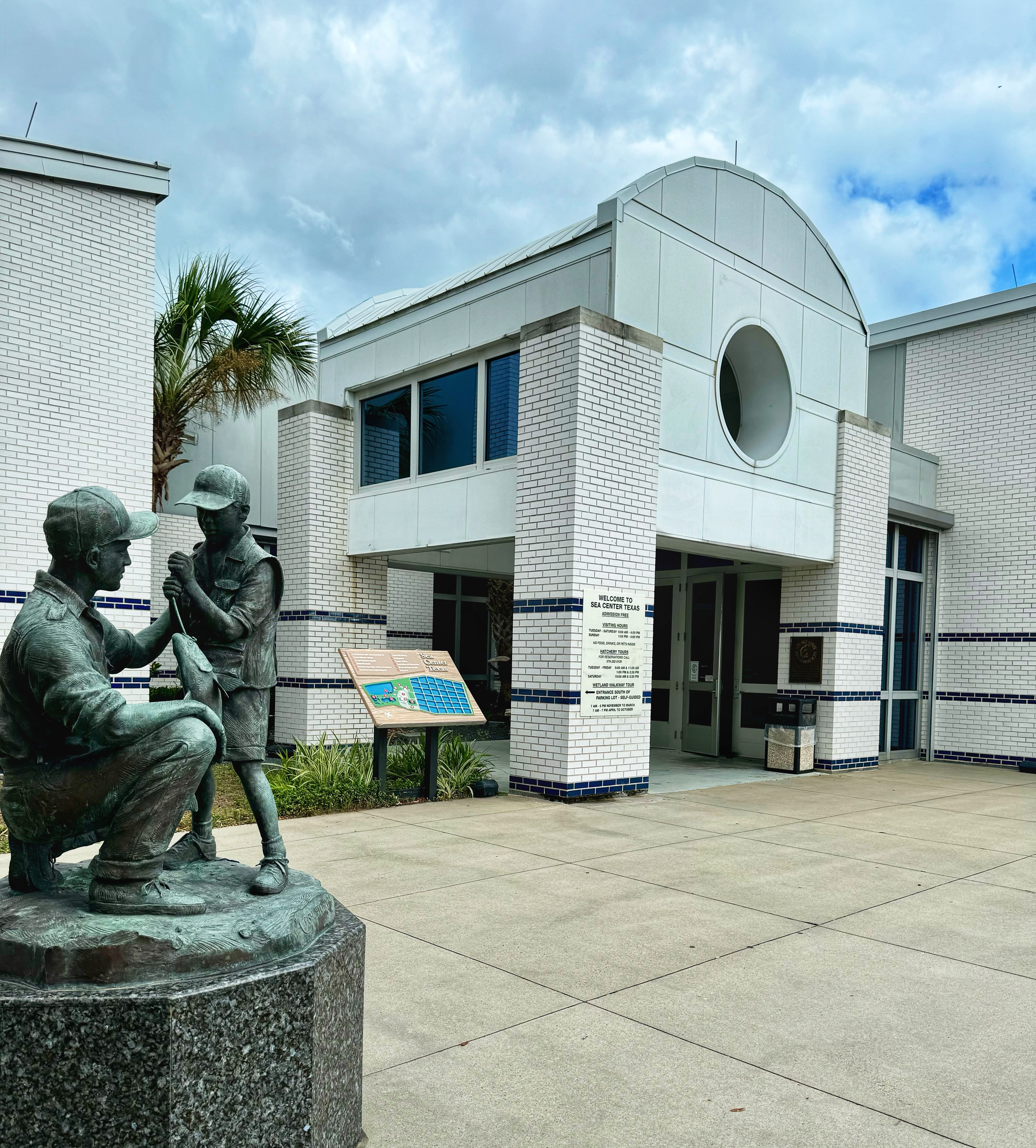 Sea Center Texas is a marine aquarium, fish hatchery, and education center located on 75 acres in Lake Jackson, Texas. It is operated by the Texas Parks and Wildlife Department.