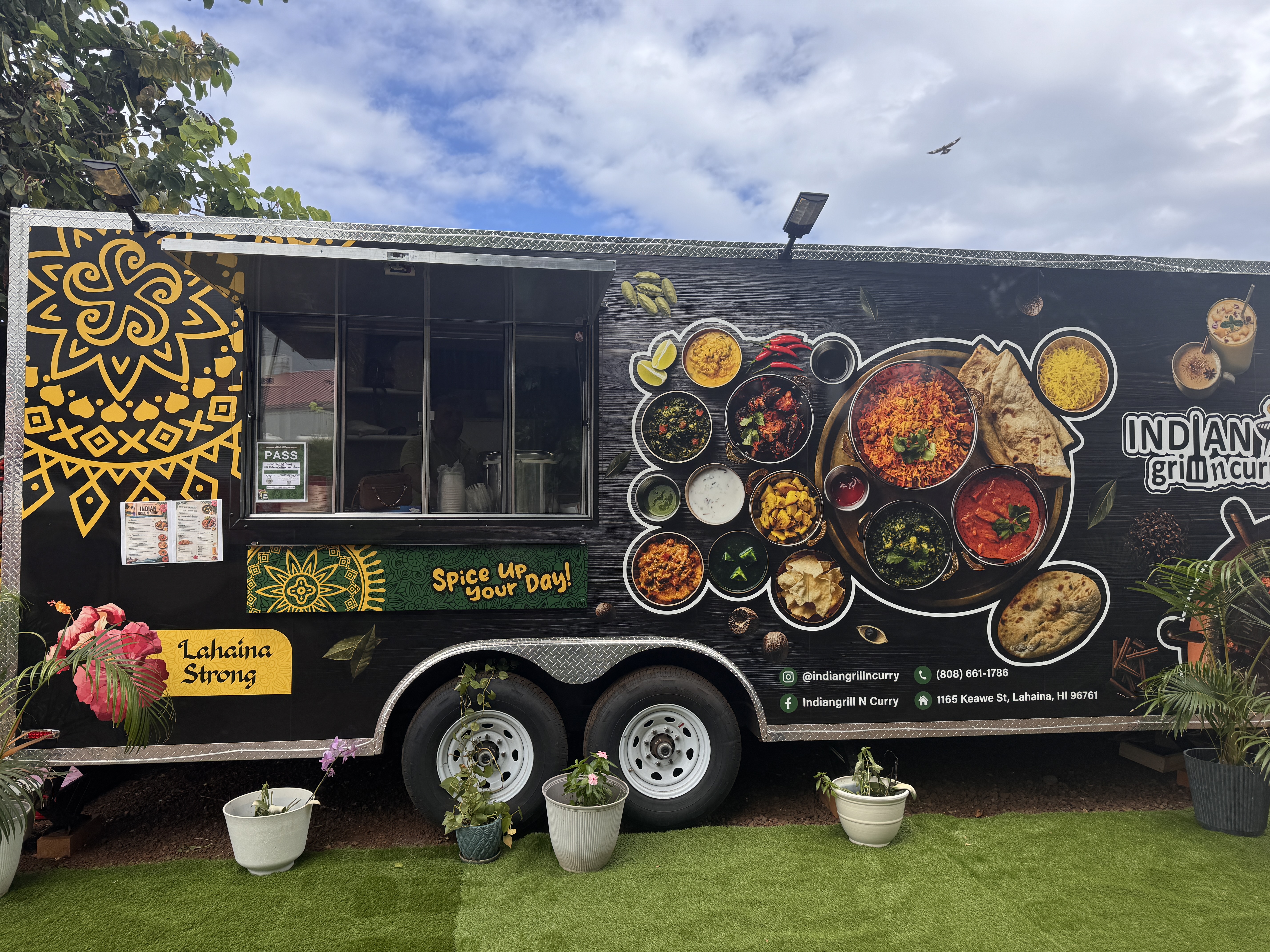 Welcome to Lahaina’s Favorite Flavors  
Fresh, local, and made with heart, serving authentic Indian dishes from our food trailer. Enjoy bold spices, tandoori aroma and homestyle comfort in every bite.