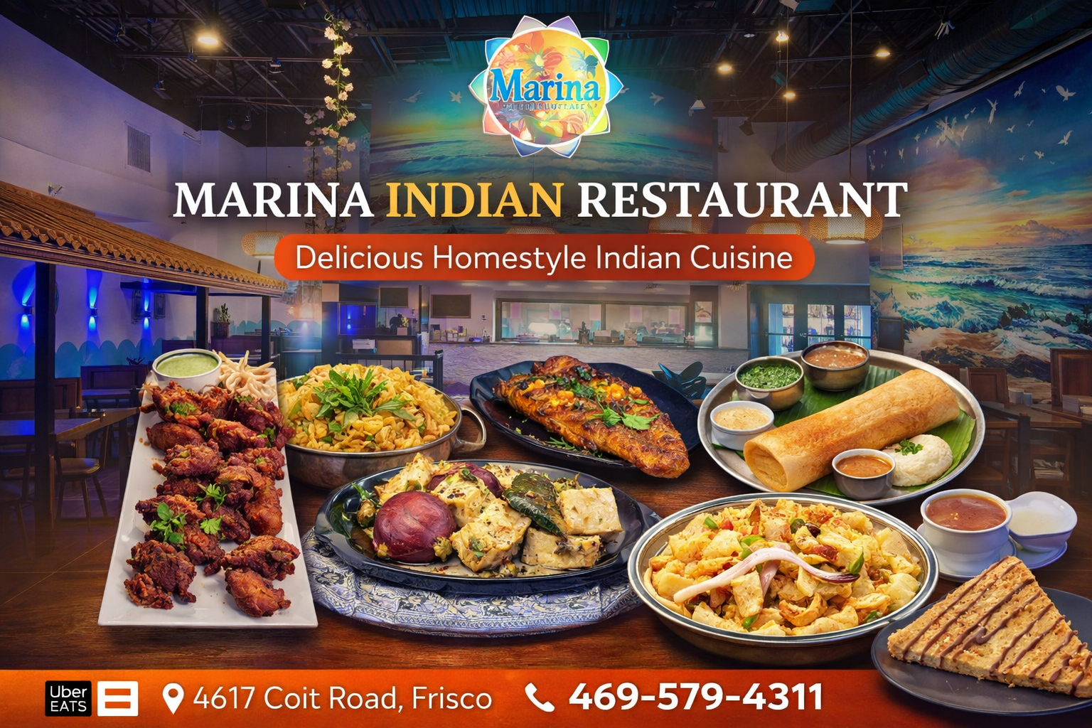 Welcome to Marina Indian Restaurant