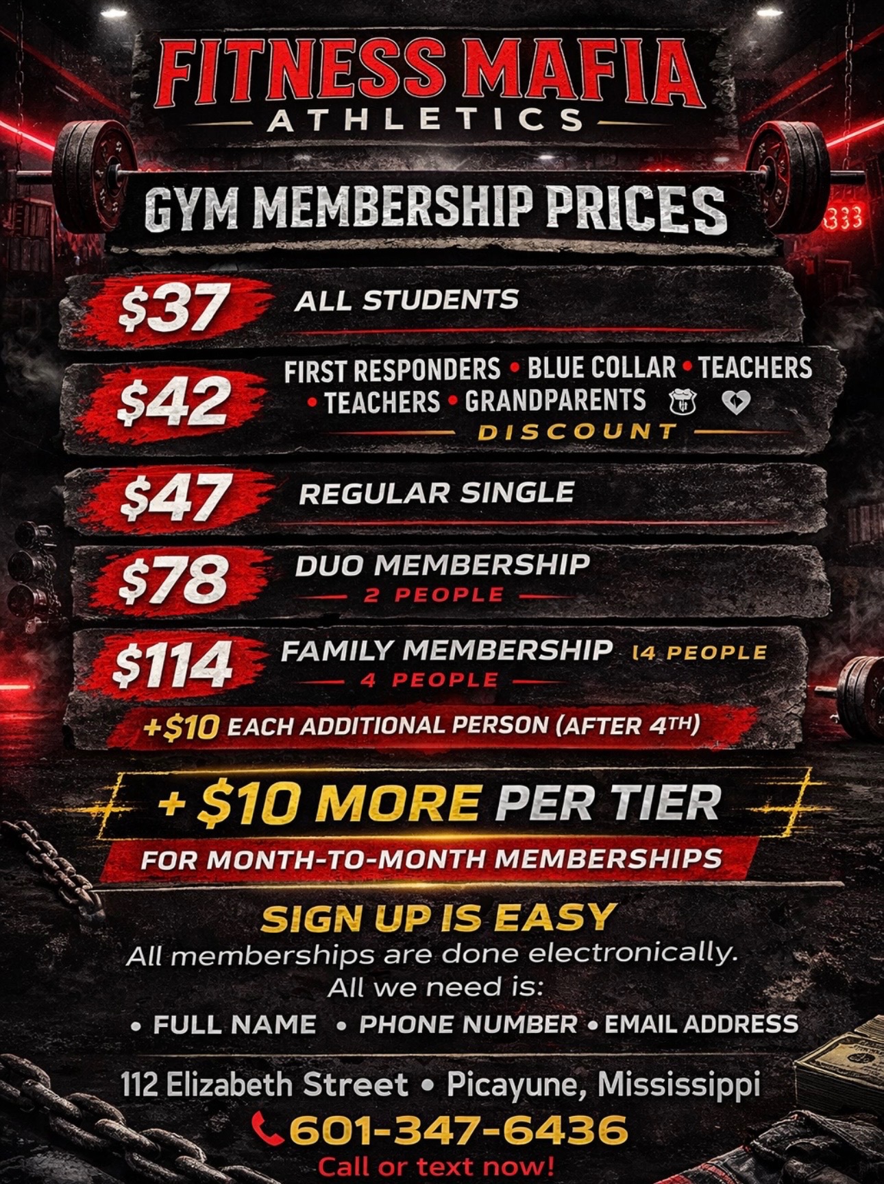 FITNESS MAFIA ATHLETIC - About Us